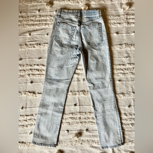 Abercrombie & Fitch 90’s Slim Straight Ultra High Rise Denim Jeans Size 26/2 XS - Picture 6 of 6